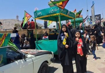 مراسم سوگواری عاشورا در تفت