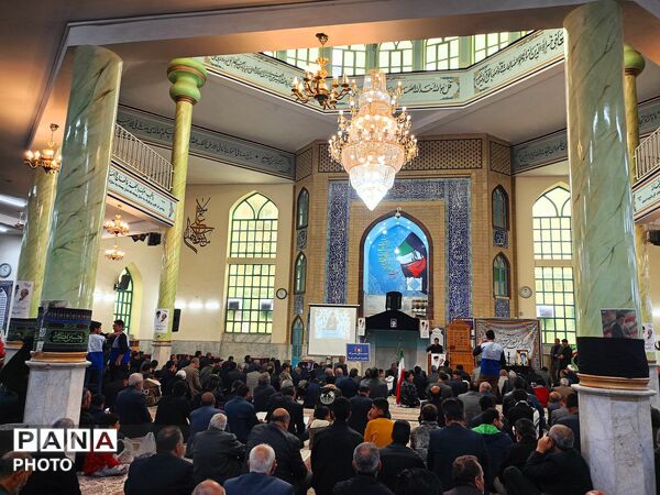 عزاداری شهادت رهبر انقلاب ویژه دانش آموزان کاشمری