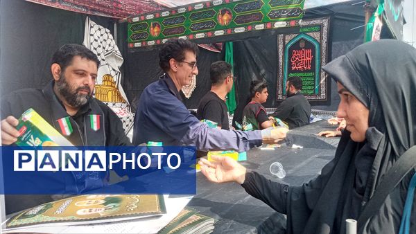 برپایی موکب عشاق الحسین سازمان دانش‌آموزی شهر تهران