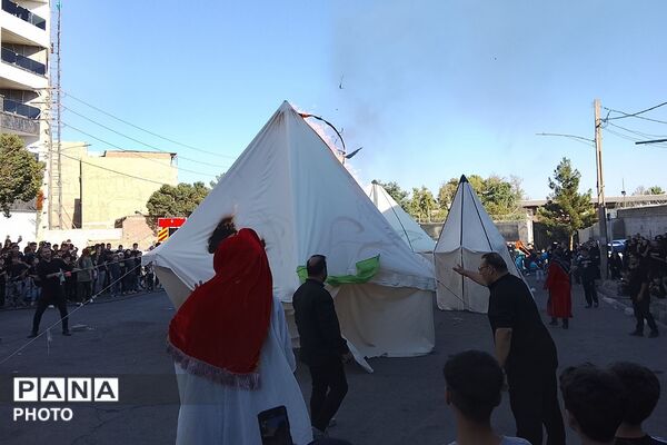 بازسازی خیمه گاه شهدای کربلا در شهرک گلشهر چهاردانگه