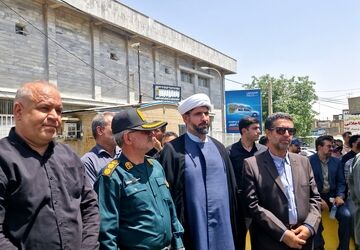 مراسم تشییع سردار رشید اسلام، شهید حاج قباد الفتی در شهرستان کامیاران