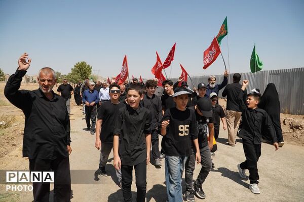 نظرآباد میزبان آیین پیاده‌روی جاماندگان اربعین حسینی 