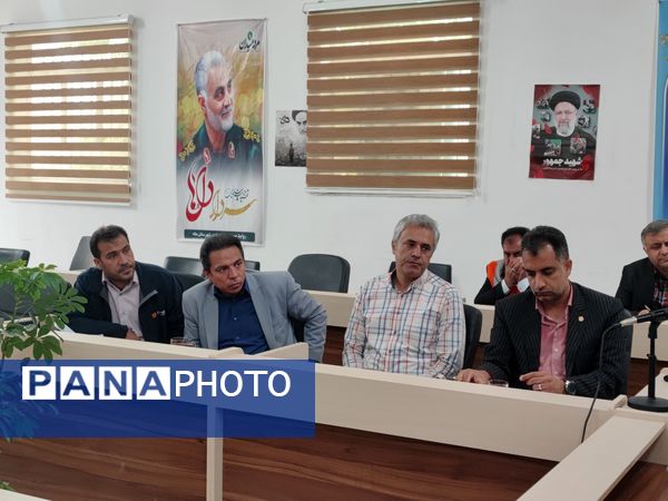  نشست جلسه شورای آموزش و پرورش در شهرستان مانه