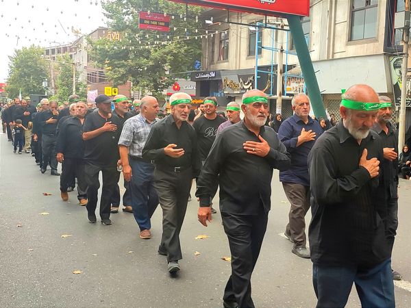 اجتماع عاشوراییان در میدان طالقانی قائمشهر