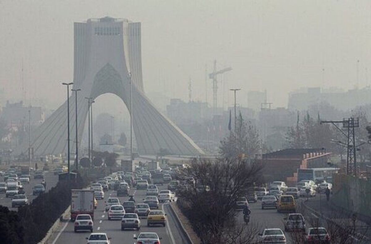 کیفیت هوای تهران در وضعیت نامطلوب