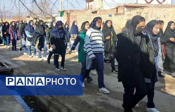 راهپیمایی یوم‌الله ۲۲ بهمن در منطقه کوهنانی