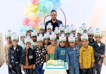 جشن الفبا کلاس اول آموزشگاه ابوالقاسم ضرغامی 