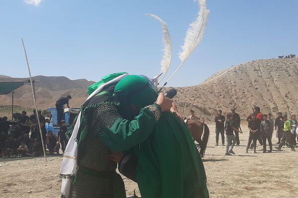 مراسم روز اربعین حسینی و تعزیه‌خوانی در شهر بار 