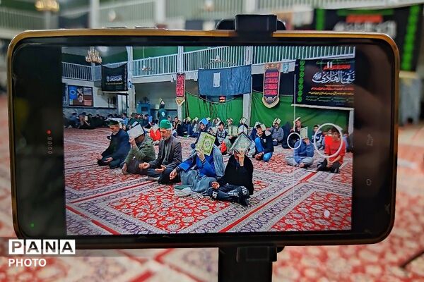 مراسم قرآن به سر در سومین شب قدرمسجد جامع شهر بار 