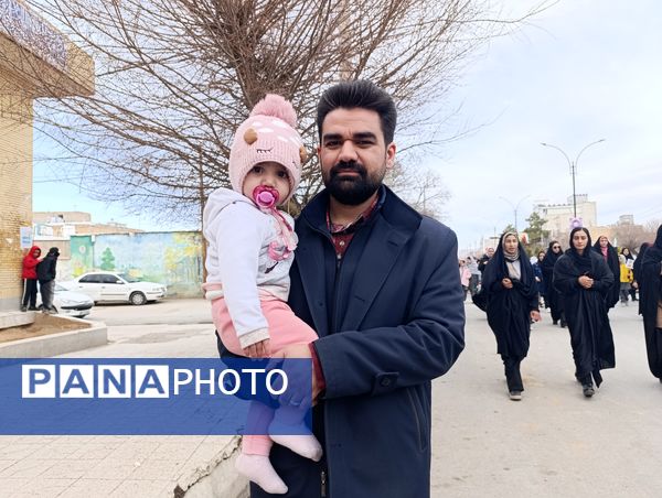 راهپیمایی ۲۲ بهمن در مشهدمرغاب