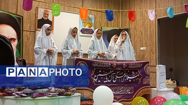 جشن روز دختر و حضور خادمان حرم امام رضا (ع) در فاروج