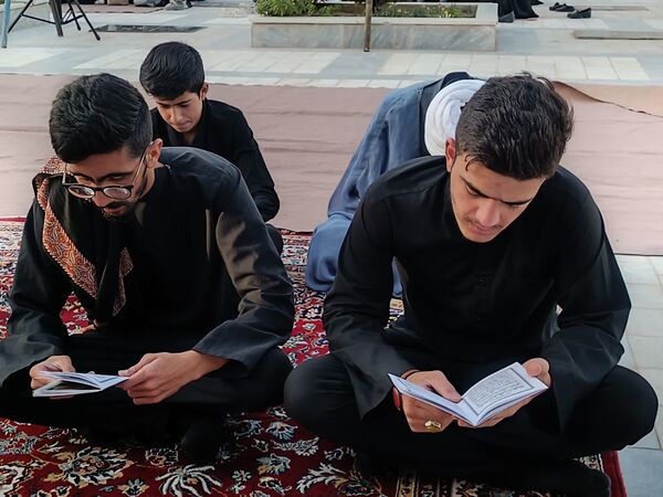 عزاداری روز دوم محرم در گلزار شهدای درق 