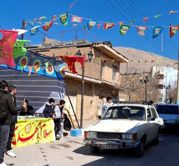 برپایی موکب به‌مناسبت عید نیمه شعبان