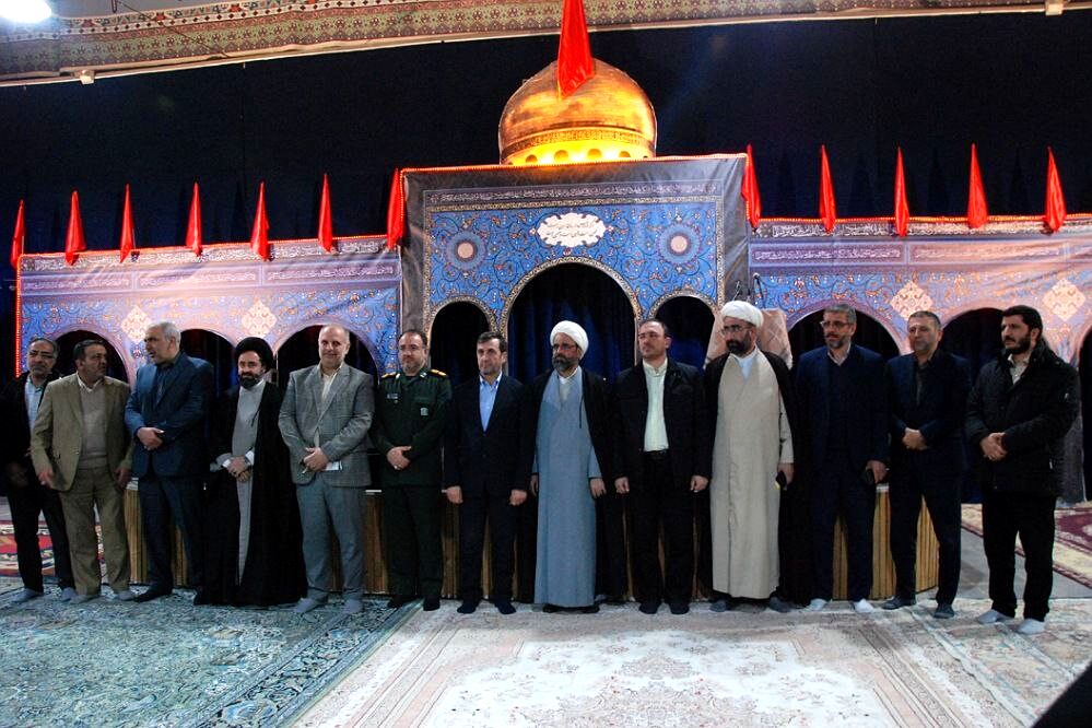 بزرگداشت پنجمین سالگرد شهادت شهید حاج قاسم سلیمانی در مصلی شهر قیامدشت ناحیه یک ری