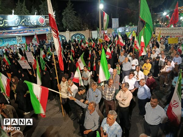 یکصدو ششمین حماسه حضور مردم ولایت مدار کاشمر 