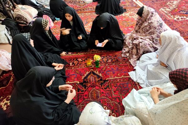 فضای معنوی اعتکاف در مسجد معجز اردبیل