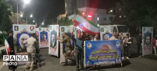 حضور باشکوه گردان بیت‌المقدس حوزه رباط سنگ در رزمایش جانفدا تربت حیدریه