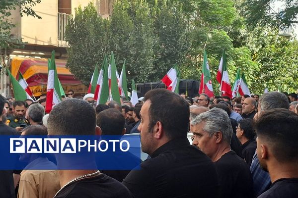 مردم قرچک در سوگِ سردار شهید حسن خوانساری 