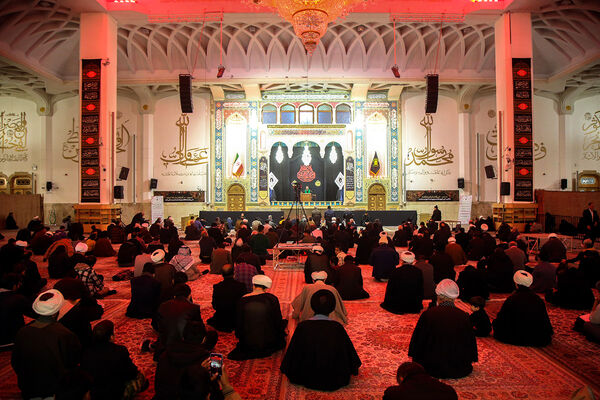 مراسم عزاداری سالروز شهادت امام هادی(ع) در حرم حضرت معصومه(س)