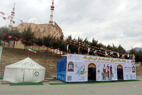 استقرار جایگاه پست شبانه‌روزی طرح ملی فاخر در ورودی شهرستان بانه