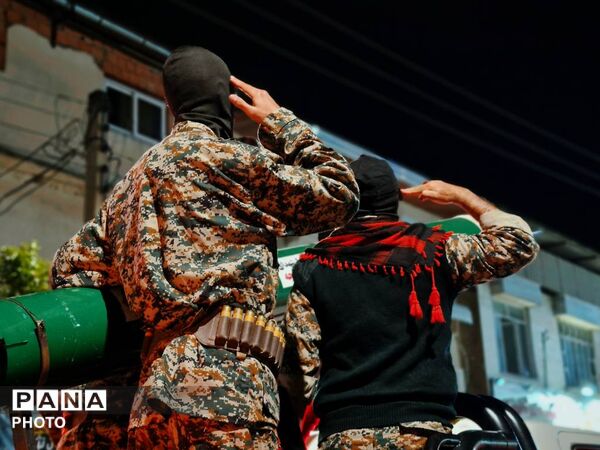 رزمایش جانفدا برای ایران امام رضایی در گلوگاه