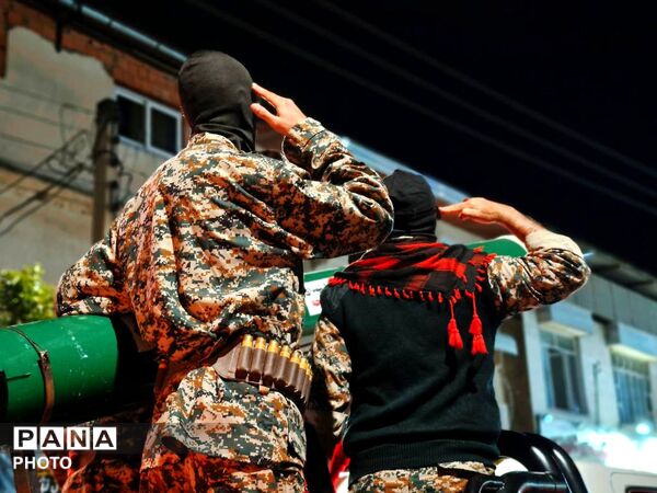 رزمایش جانفدا برای ایران امام رضایی در گلوگاه