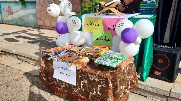 جشن نیمه شعبان در آموزشگاه قدس ویسیان