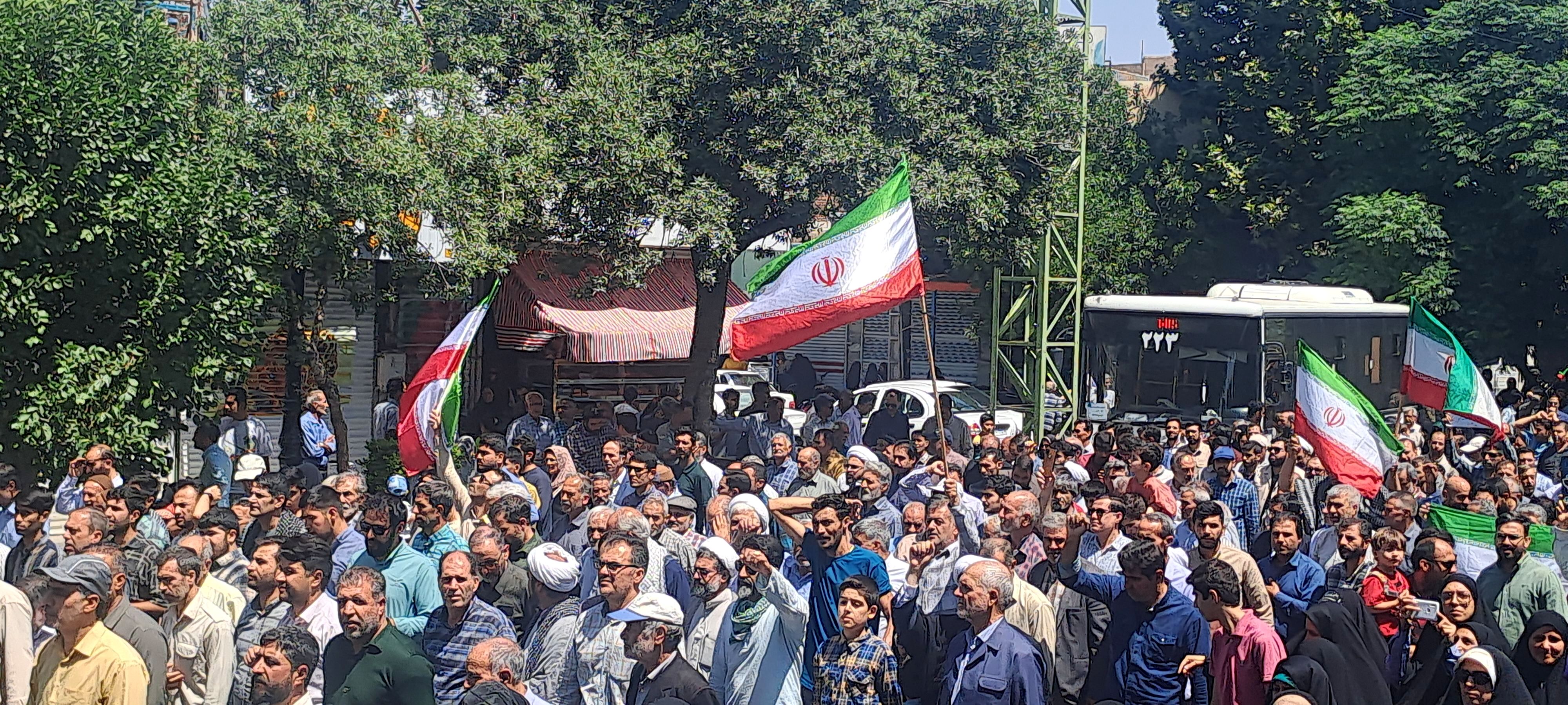 راهپیمایی جمعه خشم و نصر در نیشابور 