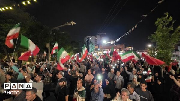 نود شب استقامت و پایداری مردم رجایی شهر کرج