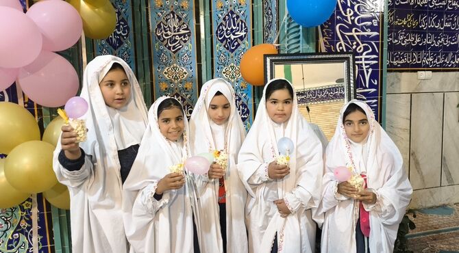 جشن تکلیف دختران آموزشگاه فجر کاهیدان 