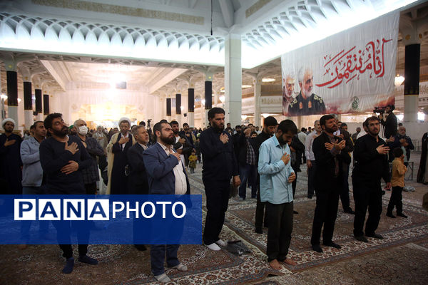 مراسم بزرگداشت حضرات «حمزه» و «عبدالعظیم حسنی» در حرم حضرت معصومه(س)