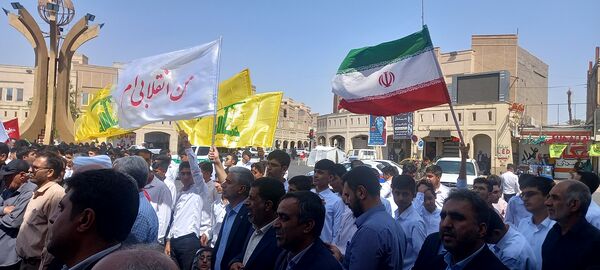 گرامیداشت شهادت سید‌حسن‌نصرالله در شهرستان بم 