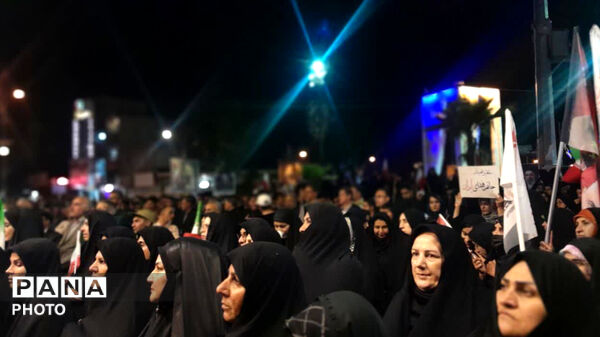 نود و پنجمین شب استقامت در کوهدشت