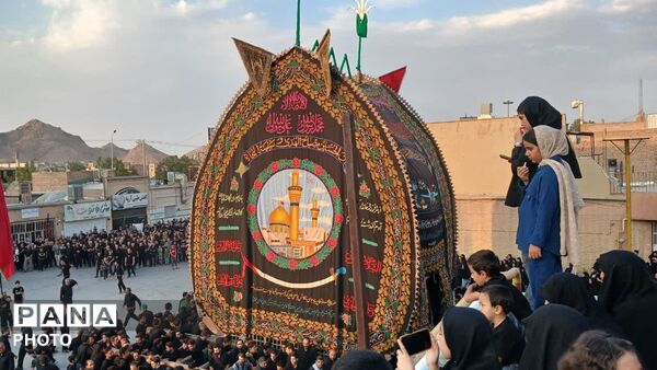 آیین دیرینه نخل برداری آخر ماه صفر در شهرستان تفت