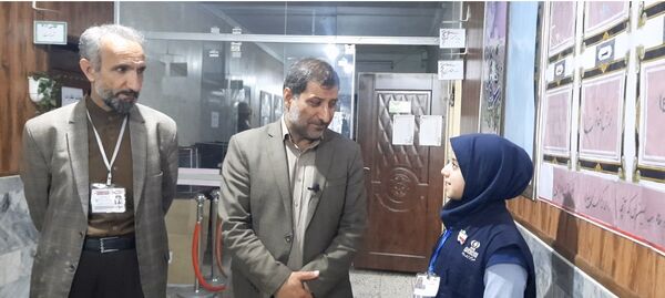 بازدید فرماندار مشهد از ستاد انتخاباتی منطقه ۱۶ مشهد