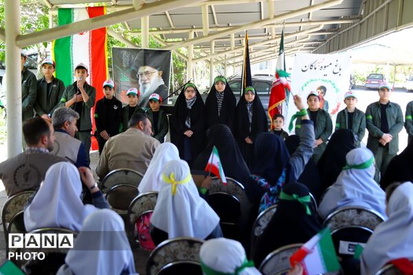 احداث باغ میوه به یاد شهید دانش‌آموز «ماکان نصیری»