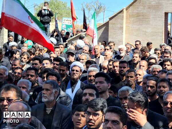 تشییع باشکوه  دومین شهید ابرکوه