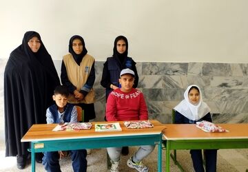 لحظاتی در کنار دانش‌آموزان با آسیب شنوایی مدرسه ولایت فریمان