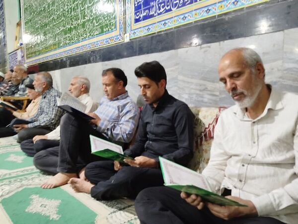 برگزاری مراسم اولین سالگرد شهادت خادم الرضا در شهر حسن آباد