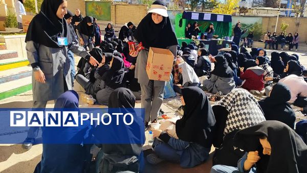 برپایی موکب به‌مناسبت شهادت حضرت زهرا(س) در مدرسه ۹ دی یاسوج