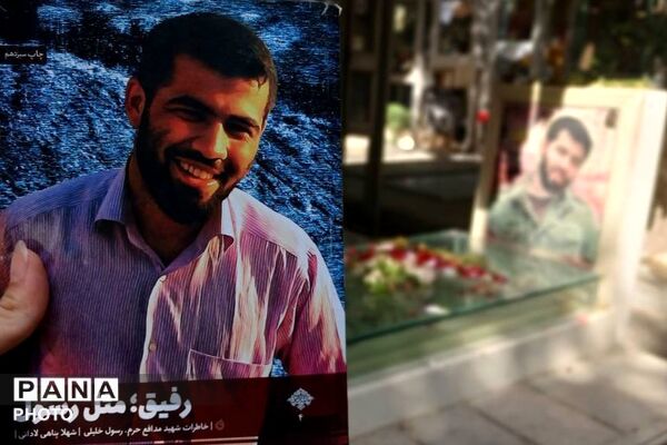 دانش‌آموزان اسلامشهر در گلزار شهدا بهشت‌زهرا 