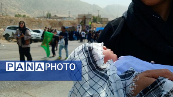 مراسم عاشورای حسینی در گلزار شهدای شهرستان لنده