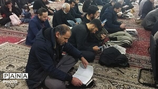 مراسم شب ۲۱ رمضان در مسجد جامع نیشابورـ۱