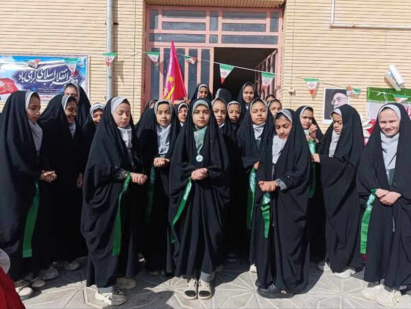 جشن نیمه شعبان در دبستان خدیجه کبری ابرکوه