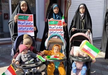 حضور بی نظیر دانش آموزان شهرستان  آباده در جشن ۴۶ سالگی انقلاب