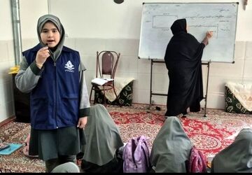 اقدام جهادی معلمان مدرسه کریم اهل بیت شهرستان مهریز