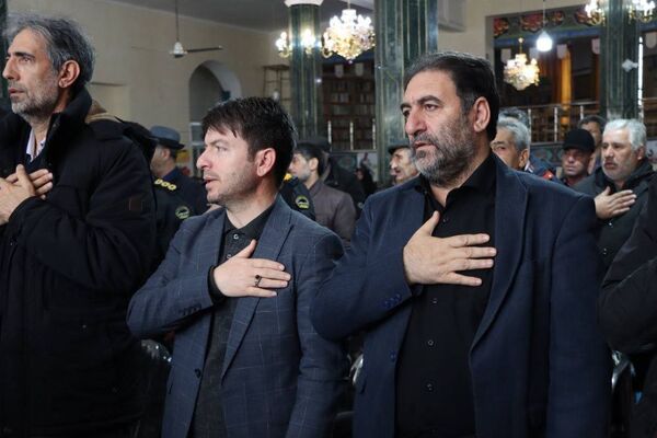 مراسم یادبود پنجمین سالگرد شهادت حاج قاسم سلیمانی در شهرستان سرعین 