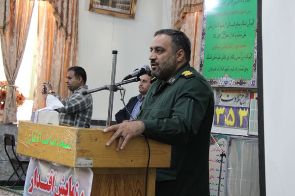جلوه‌هایی از اقتدار بسیجیان در مسجد صاحب الزمان آشخانه 