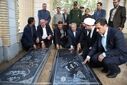ادای احترام وزیر آموزش و پرورش به مقام شامخ شهدای شهرستان طارم
