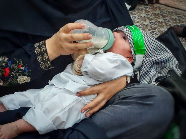 حماسه عشق و وفا در جمع شیر‌خوارگان حسینی